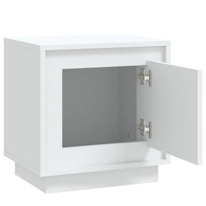 Nachttische 2er Set Weiß 44x35x45 cm