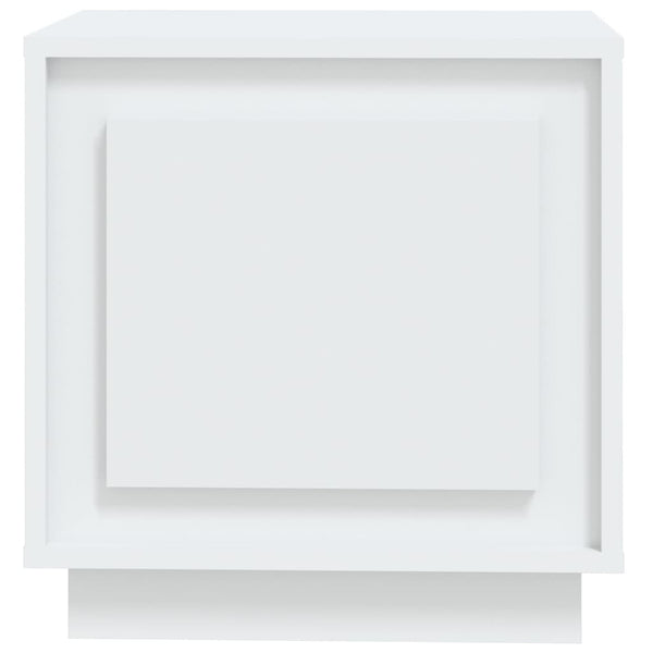 Nachttische 2er Set Weiß 44x35x45 cm