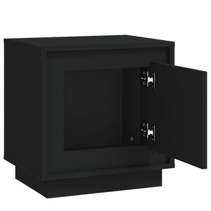 Schwarzer Nachttisch 44x35x45 cm