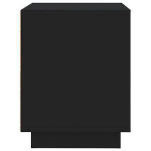 Nachttische 2er Set, Schwarz, 44x35x45 cm