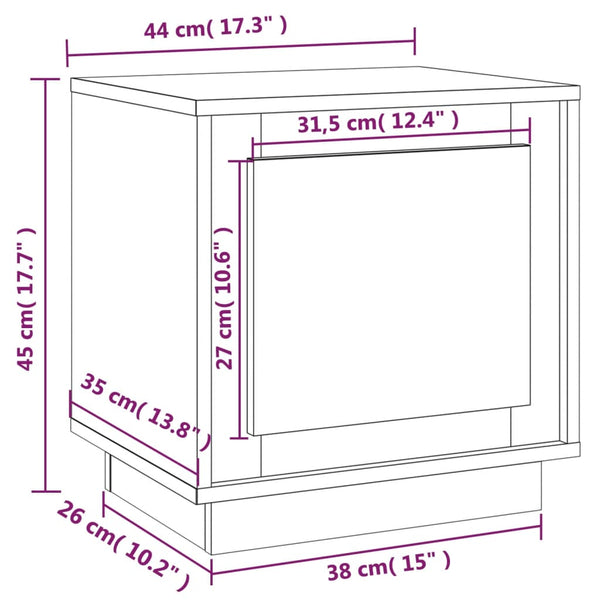 Nachttisch Sonoma Eiche 44x35x45 cm
