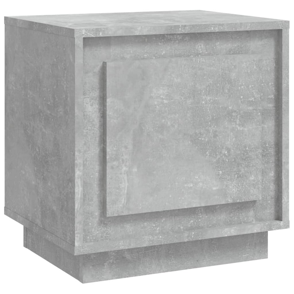Betongrauer Nachttisch 44x35x45 cm