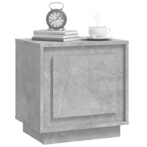 Betongrauer Nachttisch 44x35x45 cm