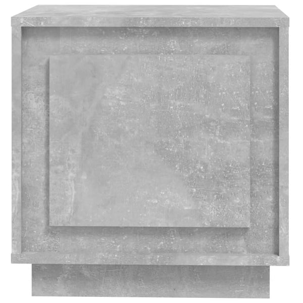 Betongrauer Nachttisch 44x35x45 cm