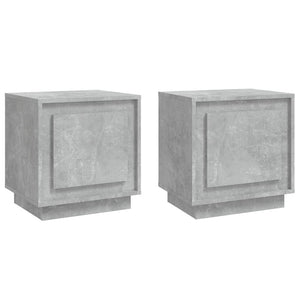 Nachttische 2er Set Betongrau