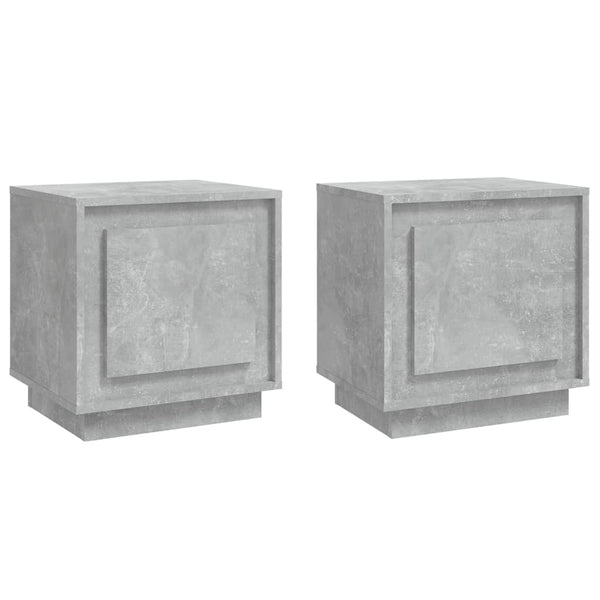 Nachttische 2er Set Betongrau