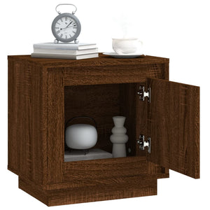 Nachttisch Braun Eichenoptik 44x35x45 cm