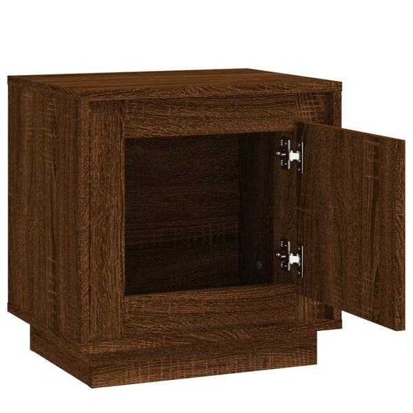 Nachttisch Braun Eichenoptik 44x35x45 cm