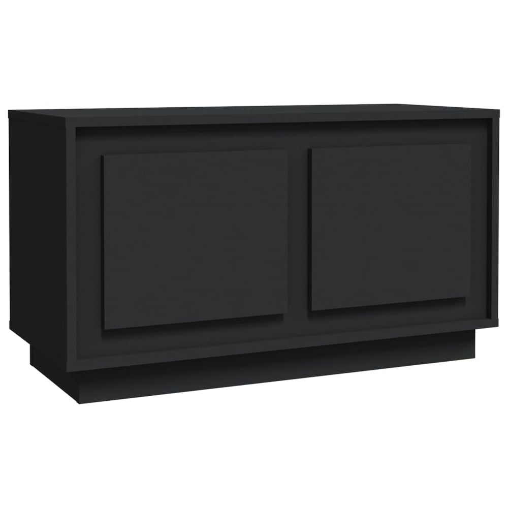 Schwarzer TV-Schrank 80 cm