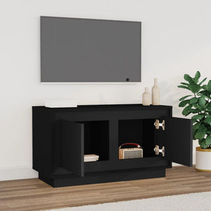 Schwarzer TV-Schrank 80 cm