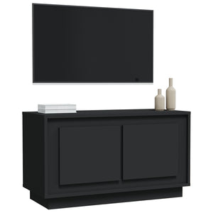 Schwarzer TV-Schrank 80 cm