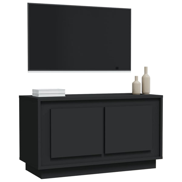 Schwarzer TV-Schrank 80 cm