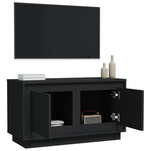 Schwarzer TV-Schrank 80 cm