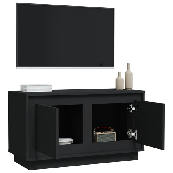 Schwarzer TV-Schrank 80 cm