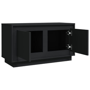 Schwarzer TV-Schrank 80 cm