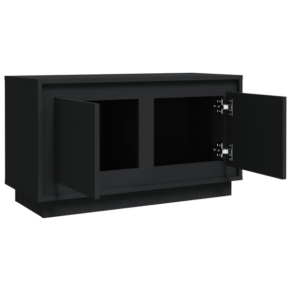 Schwarzer TV-Schrank 80 cm