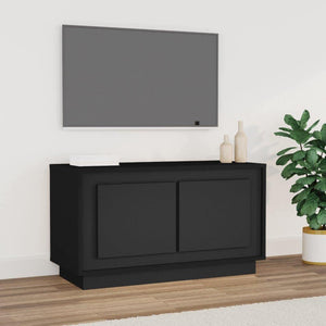 Schwarzer TV-Schrank 80 cm