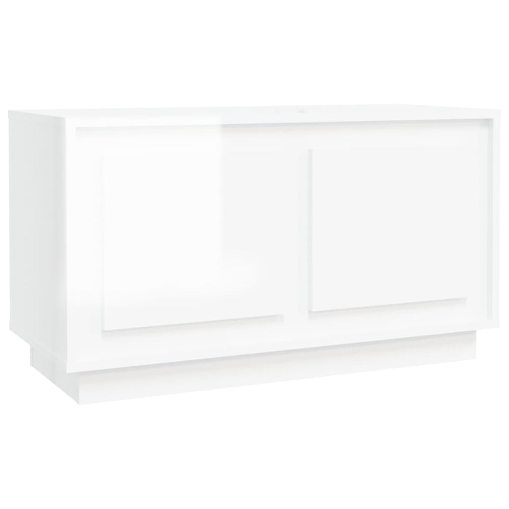 TV-Schrank Hochglanz Weiß 80x35x45cm