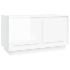 TV-Schrank Hochglanz Weiß 80x35x45cm
