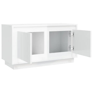 TV-Schrank Hochglanz Weiß 80x35x45cm