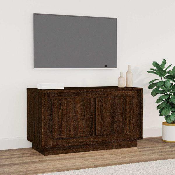 TV-Schrank Braun Eichen-Optik 80 cm