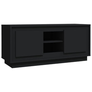 Schwarzer TV-Schrank 102 cm