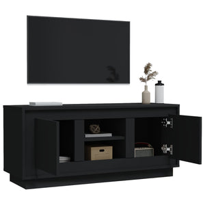 Schwarzer TV-Schrank 102 cm