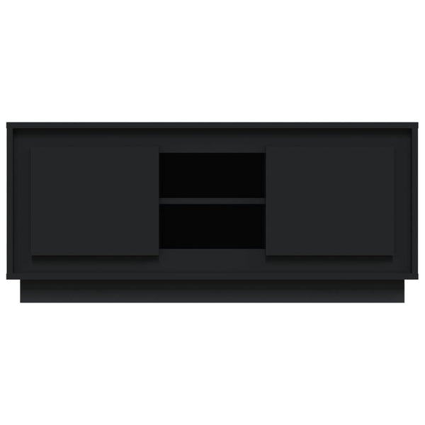 Schwarzer TV-Schrank 102 cm