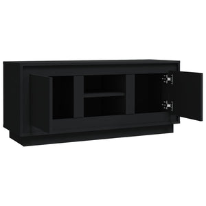 Schwarzer TV-Schrank 102 cm