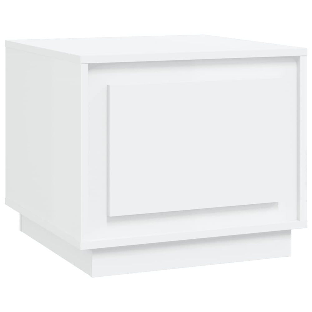 vidaXL Coffee Table White 51x50x44 cm Engineered Wood