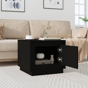 Schwarzer Couchtisch 51x50 cm