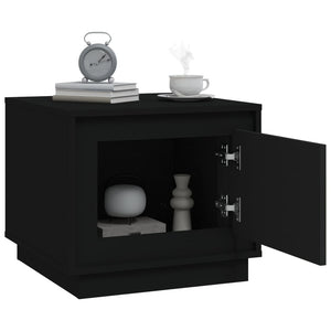 Schwarzer Couchtisch 51x50 cm