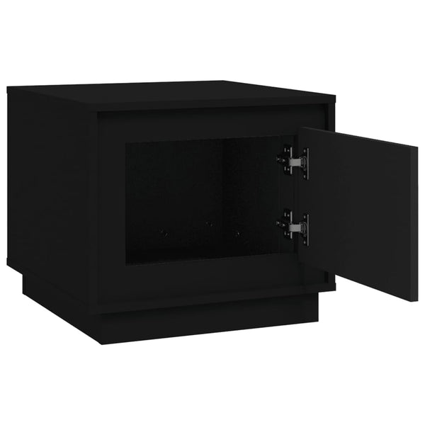 Schwarzer Couchtisch 51x50 cm