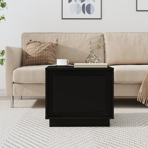 Schwarzer Couchtisch 51x50 cm