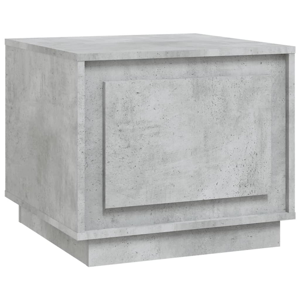 vidaXL Coffee Table Concrete Gray 51x50x44 cm Engineered Wood