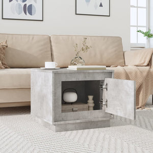 Betongrauer Couchtisch 51x50 cm