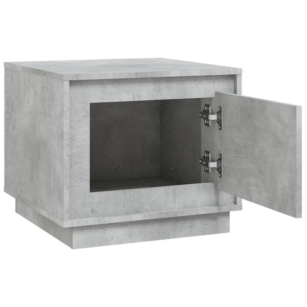 Betongrauer Couchtisch 51x50 cm