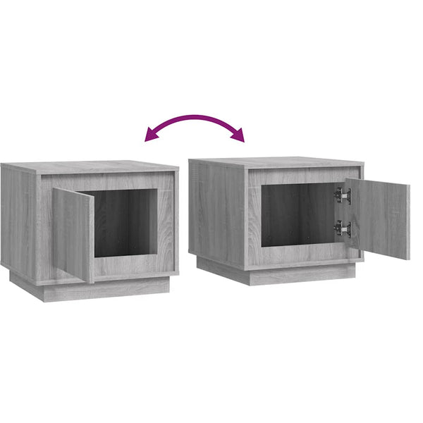 Couchtisch Grau Sonoma 51x50x44 cm