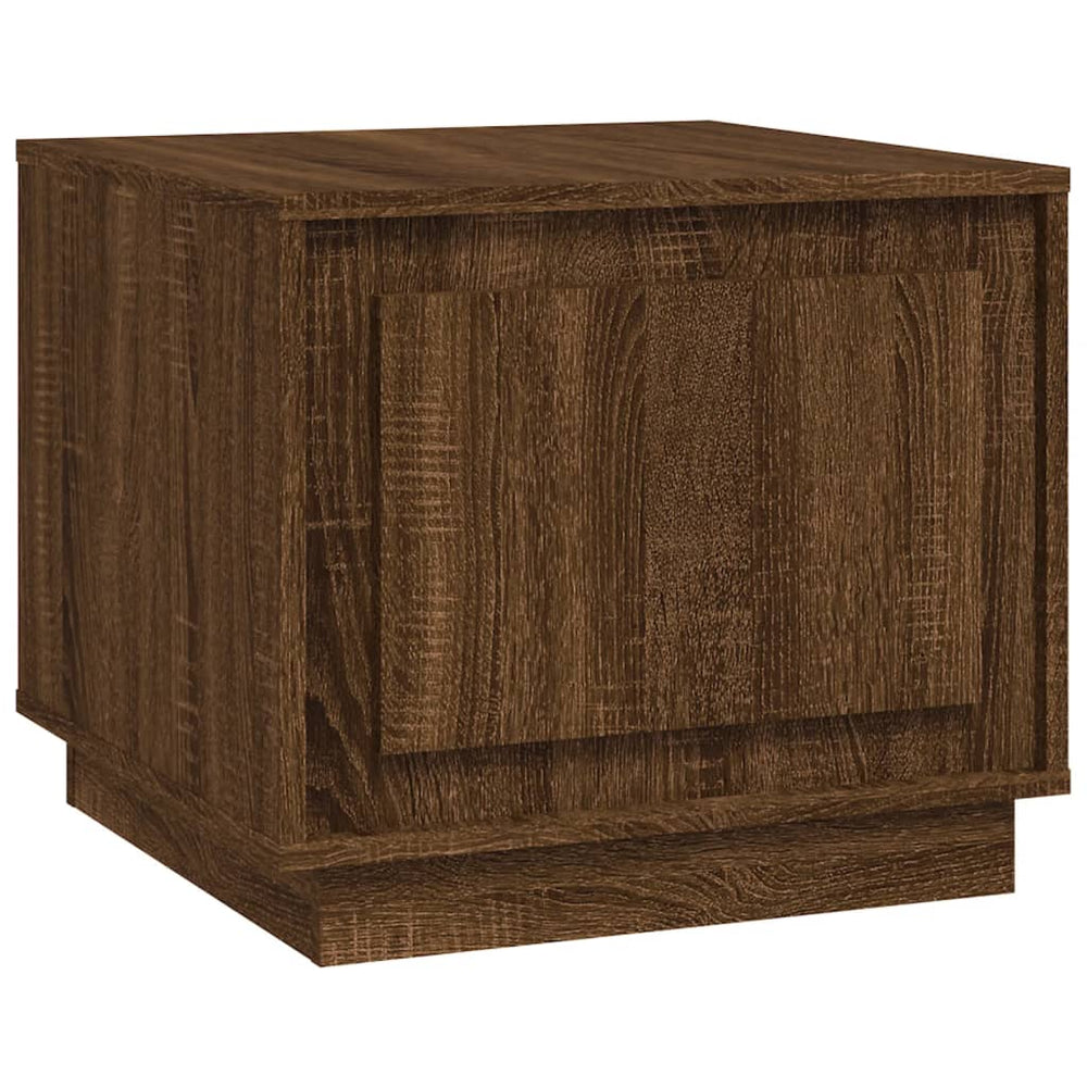 vidaXL Coffee Table Brown Oak Look 51x50x44 cm Engineered Wood