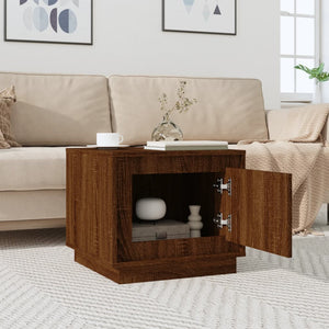 Couchtisch Braun Eichenoptik 51x50 cm