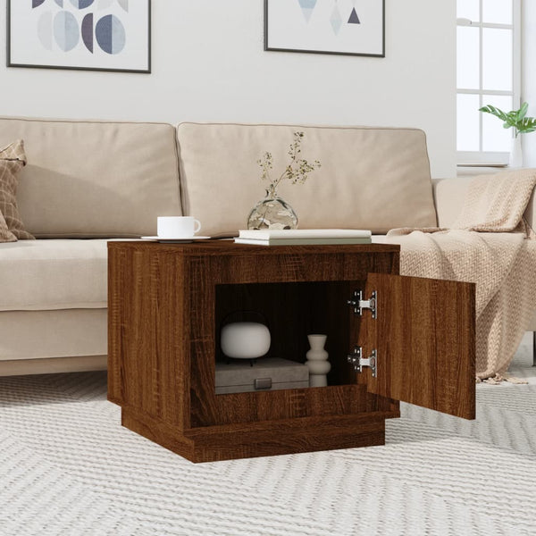 Couchtisch Braun Eichenoptik 51x50 cm