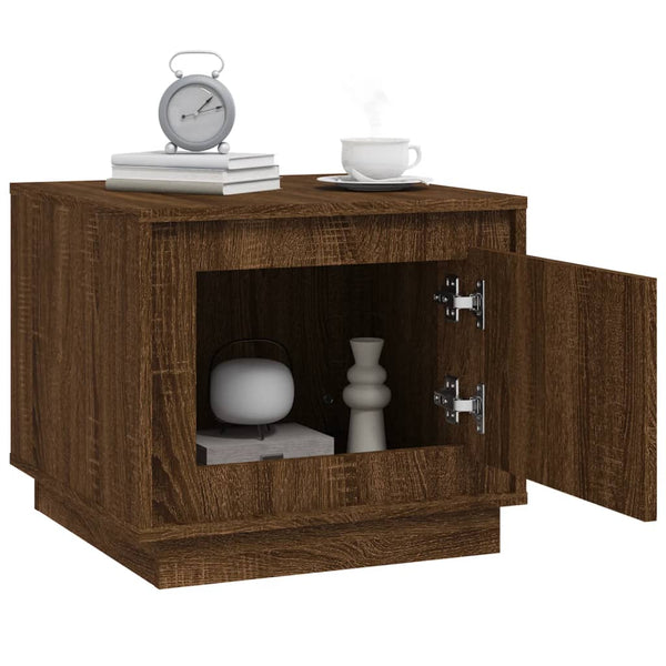 Couchtisch Braun Eichenoptik 51x50 cm