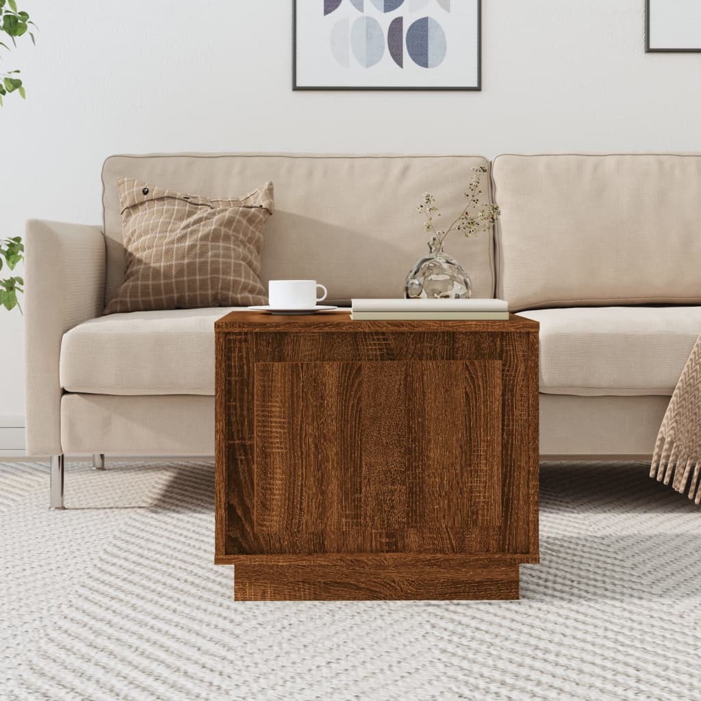 Couchtisch Braun Eichenoptik 51x50 cm