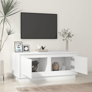 Weißer Couchtisch 102x50 cm