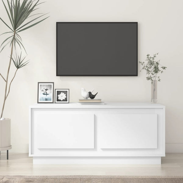 Weißer Couchtisch 102x50 cm