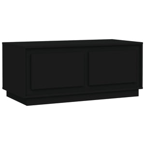 Schwarzer Couchtisch 102x50 cm