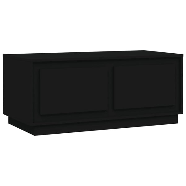 Schwarzer Couchtisch 102x50 cm