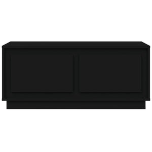 Schwarzer Couchtisch 102x50 cm