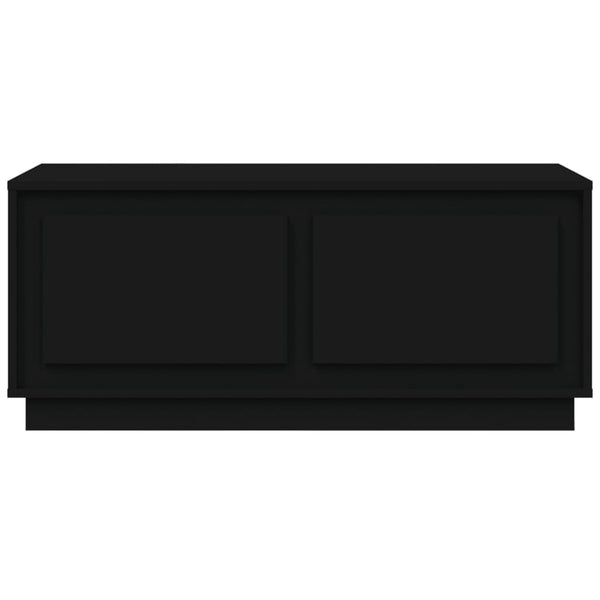 Schwarzer Couchtisch 102x50 cm