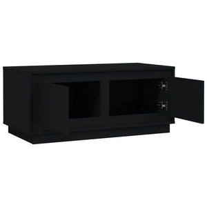 Schwarzer Couchtisch 102x50 cm